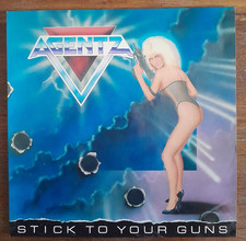 RARE LP AGENTZ Stick To .. Heavy Metal Hard rock From USA French Press. ETAT TB