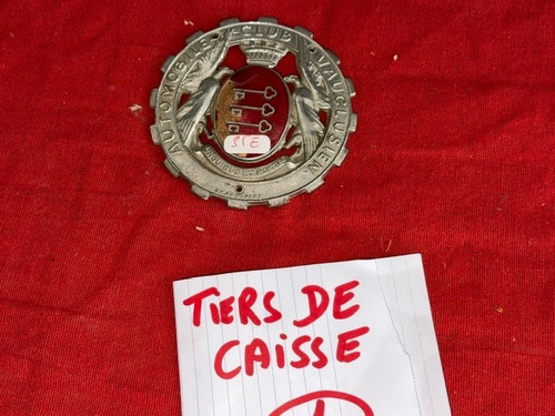 Badge rally vehicule ancien - badge, de