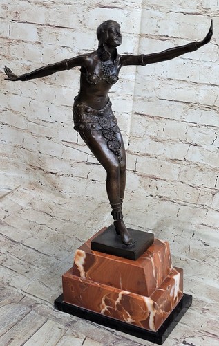 Art deco dancer bronze - deco,