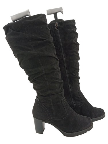 Tamaris bottes femme noir - bottes, daim