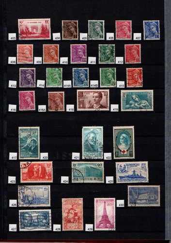 Timbres oblitérés - timbres, à
