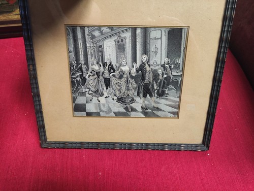 Soie tissée signée - , a.