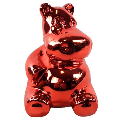 Statue hippopotame assis - , en