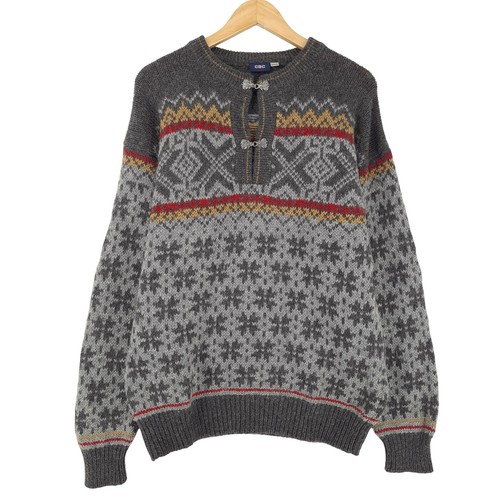 Pull vintage cbc nordique - pull,