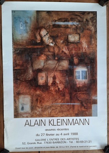 Affiche exposition alain - exposition,