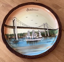 Vide Poche Assiette Bordeaux