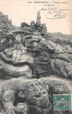 CPA ROTHENEUF - l'Ermite sculptant les rochers (282883)