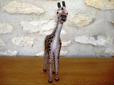 GIRAFE en cuir, dimensions 23 x 19 x 5 cm travail artisanal