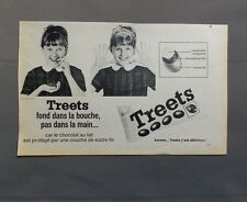 PUB PUBLICITE ANCIENNE ADVERT CLIPPING 140517 / TREETS FOND DANS LA BOUCHE PAS..