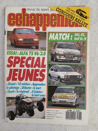 Echappement 223 1987 - n°223, alfa