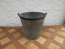ancien seau en zinc galva