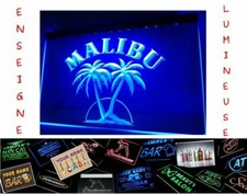 RARE PANNEAU PUB RHUM MALIBU