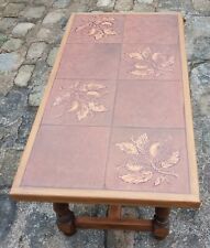 Ancienne Table Basse de Salon carrelée