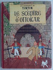 TINTIN LE SCEPTRE D'OTTOKAR HERGE EDITION DANEL DE 1962 (PARTICULARITE BERET) BE