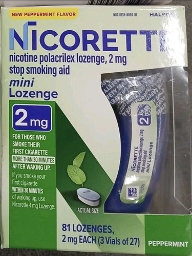 Nicorette 2mg mini lozenge - nicorette,
