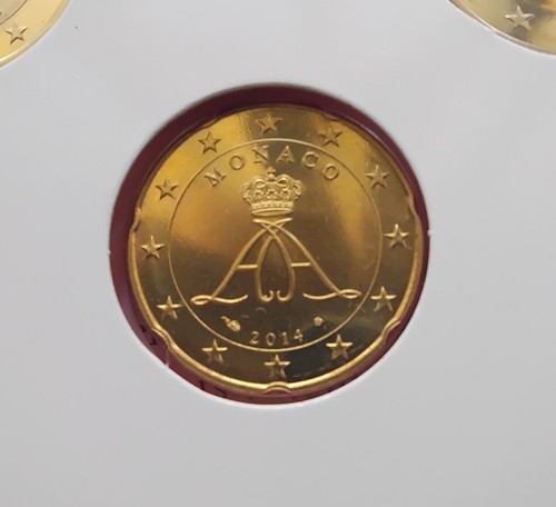 Monaco 2014 centimes euro - monaco, 20