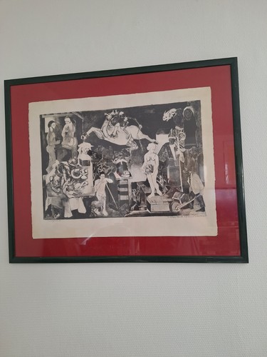 Lithographie bernard lorjou