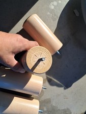 Lot 4 Pieds Bois foncé 15 Cm Lit Sommier Literie Meuble