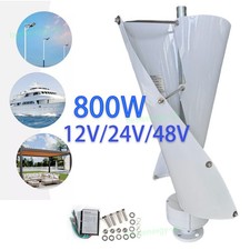 800W Générateur à éolienne 12V 24V 48V Charge Controller Windmill Generator Home