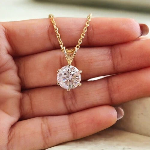 Pendentif diamant blanc