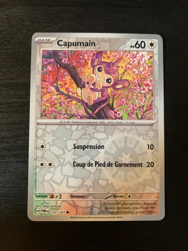 Carte pokémon reverse - carte,