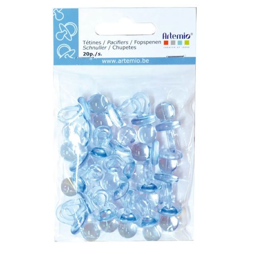 Mini tétines plastique - -,