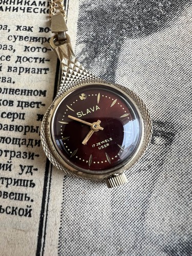Montre collier slava plaqué - montre,