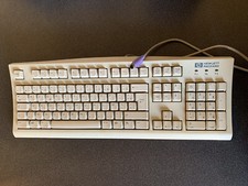 Helwett Packard HP SJ 2502C Clavier PC AZERTY Vintage PS/2