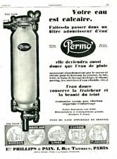 Publicité Advertising 1120 1927 Permo l 'Adoucisseur d'eau 