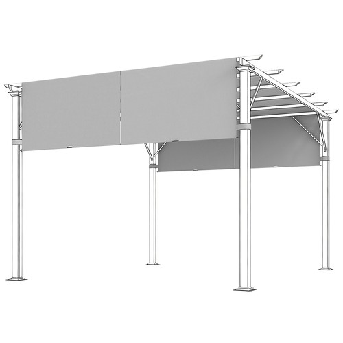 Outsunny lot toiles de - 2,