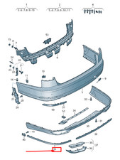 AUDI A8 4N Garniture de