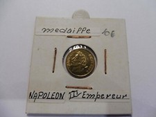 ANCIENNE PETITE  MÉDAILLE  NAPOLÉON -  SUPERBE   - SOUS ÉTUIS !