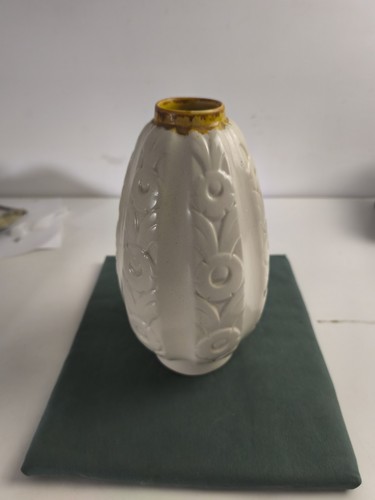 Vase faïence art déco - vase,