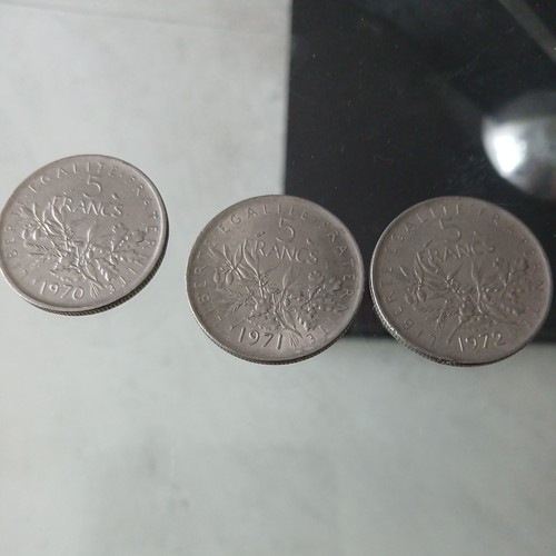 Lot pieces francs semeuse - pieces,
