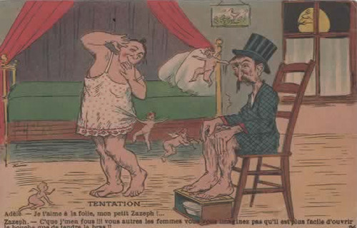 Carte postale humoristique - carte,