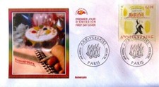 FRANCE FDC 1er Jour 3688 anniversaire dessin Sempé bédé strip gâteau bougie