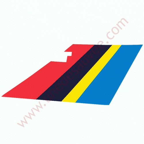 Autocollant sticker bande pts - sticker,