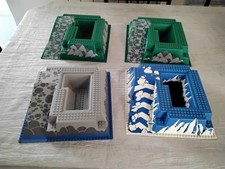 Lot 4 Planches Relief Lego