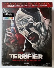 COFFRET TERRIFIER 4 FILMS 4K DAMIEN LEONE N°1162 NEUF SOUS CELLO