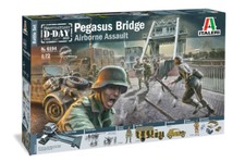 Pegasus Bridge Planeur Assault Diorama 1:72 Plastique Model Kit Italeri