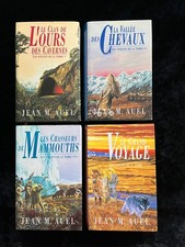 ¤ Lot 4 livres - JEAN M. AUEL -  LES ENFANTS DE LA TERRE - Tomes 1/2/3/4 - 1992