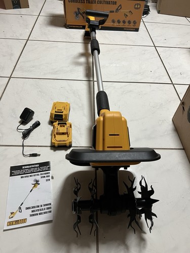 Alloyman 20v cordless tiller - cordless,