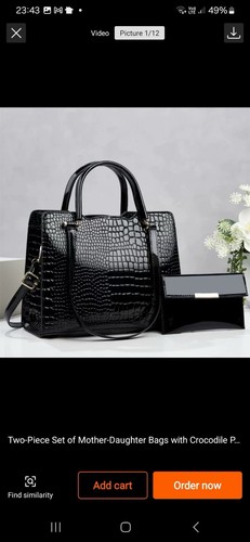 Ensemble sacs main pour - ensemble, de