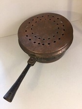 BASSINOIRE ANCIENNE XVIII SIÈCLE, HAUTE ÉPOQUE, CUIVRE, FER FORGÉ