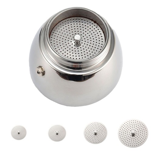 Cafetière moka acier - en,