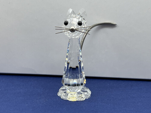 Figurine swarovski chat 5 - figurine, 7,5
