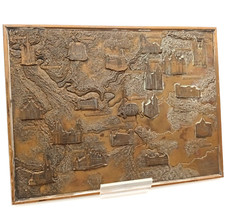Plaque en BRONZE PARIS &