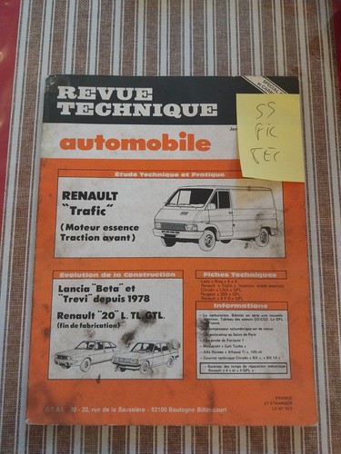 Revue technique renault trafic - revue,