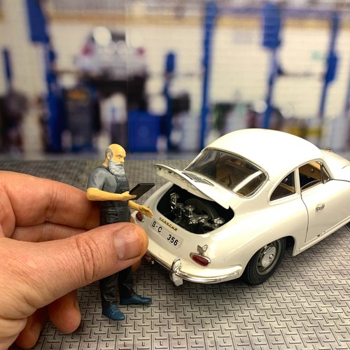 Diorama garage échelle - garage, À