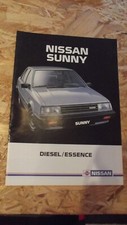 CATALOGUE/BROCHURE NISSAN SUNNY